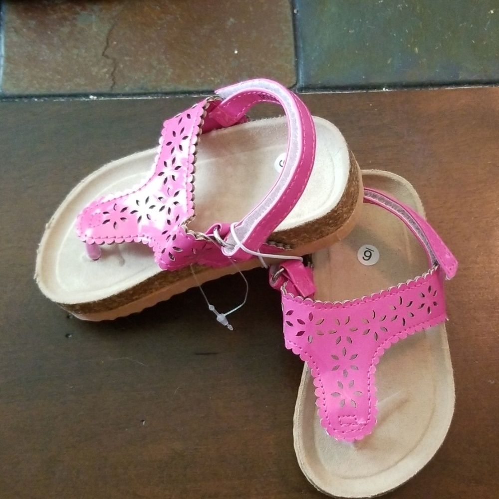 Toddler girls size 6 sandals